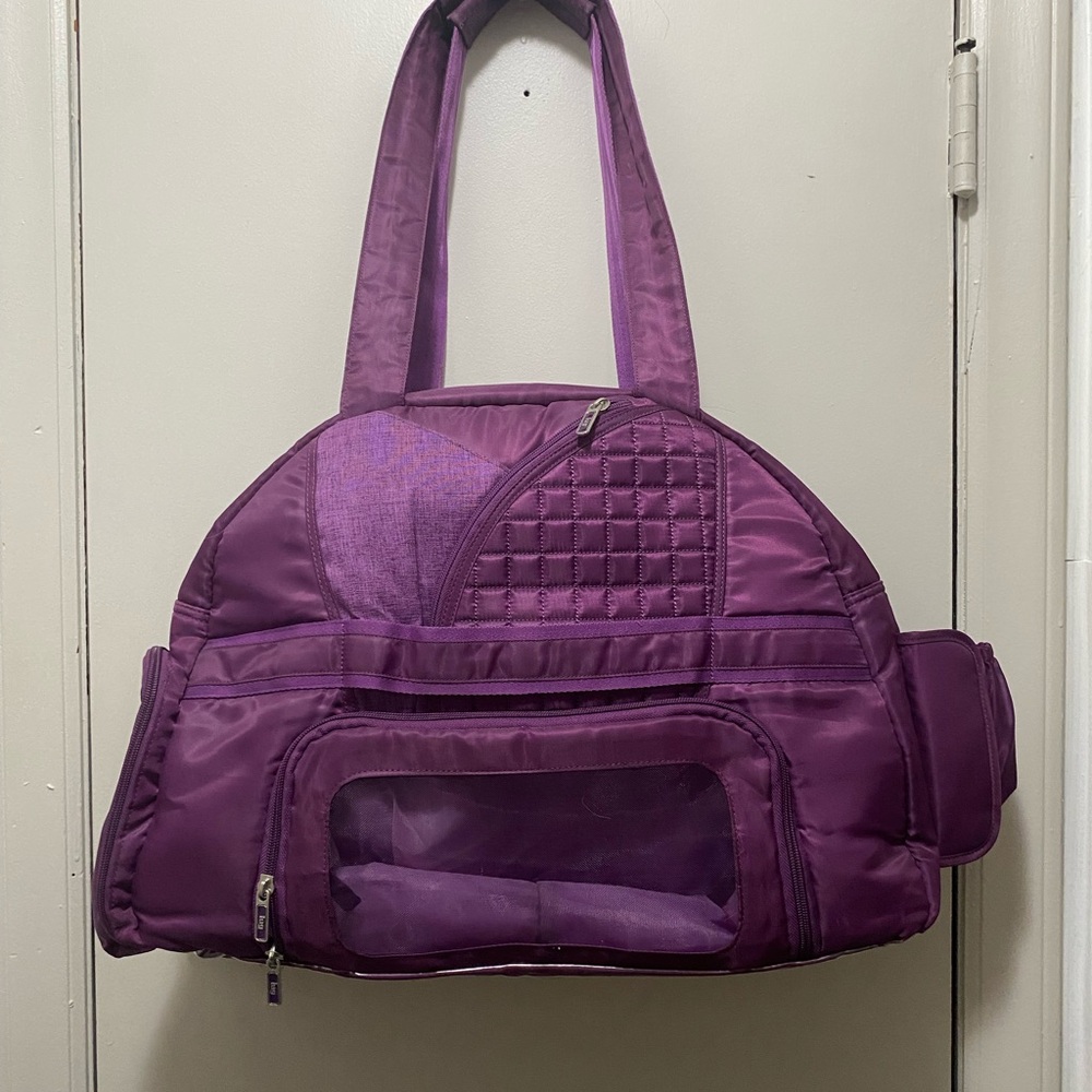 Lug Purple Quilted Travel Bag